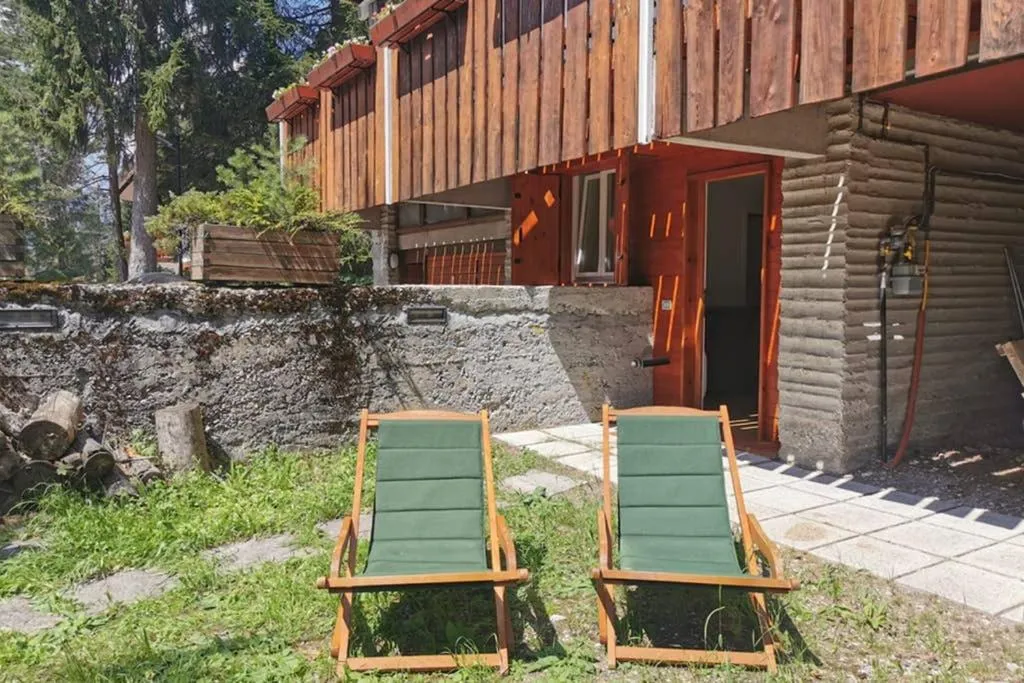 Area relax esterna di Chalet nel Bosco a Borca di Cadore