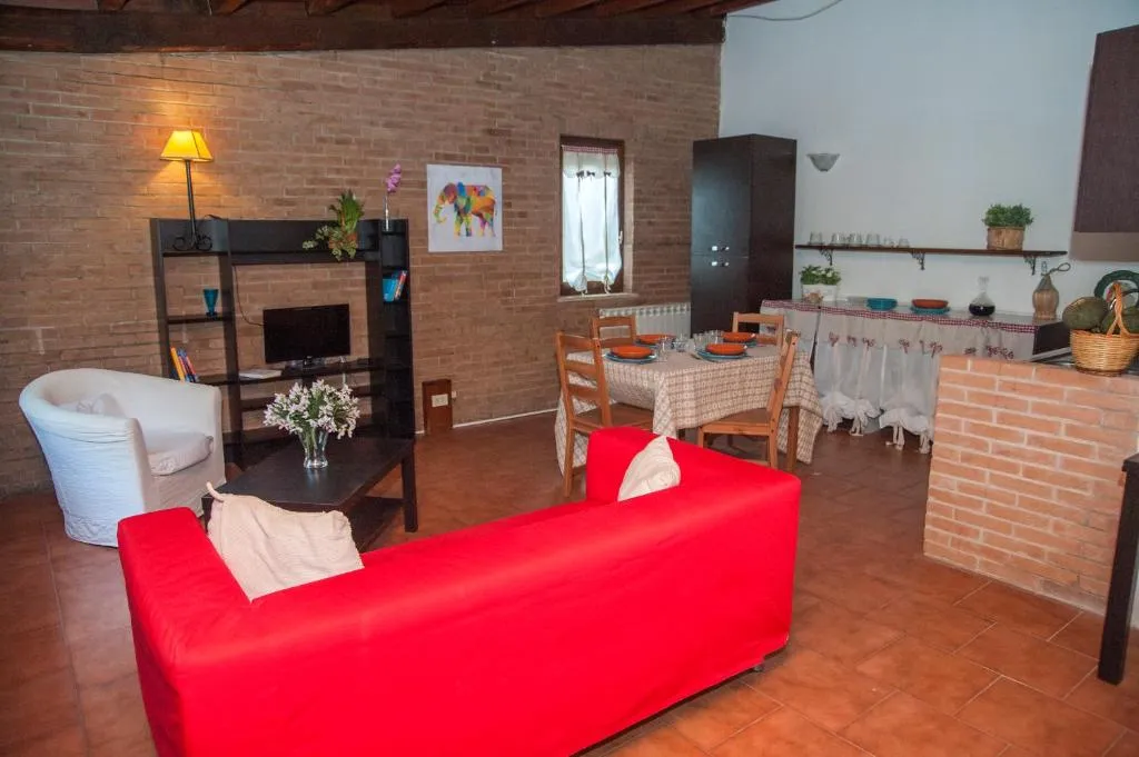 Zona soggiorno completa del Casaletto Colle Mattia